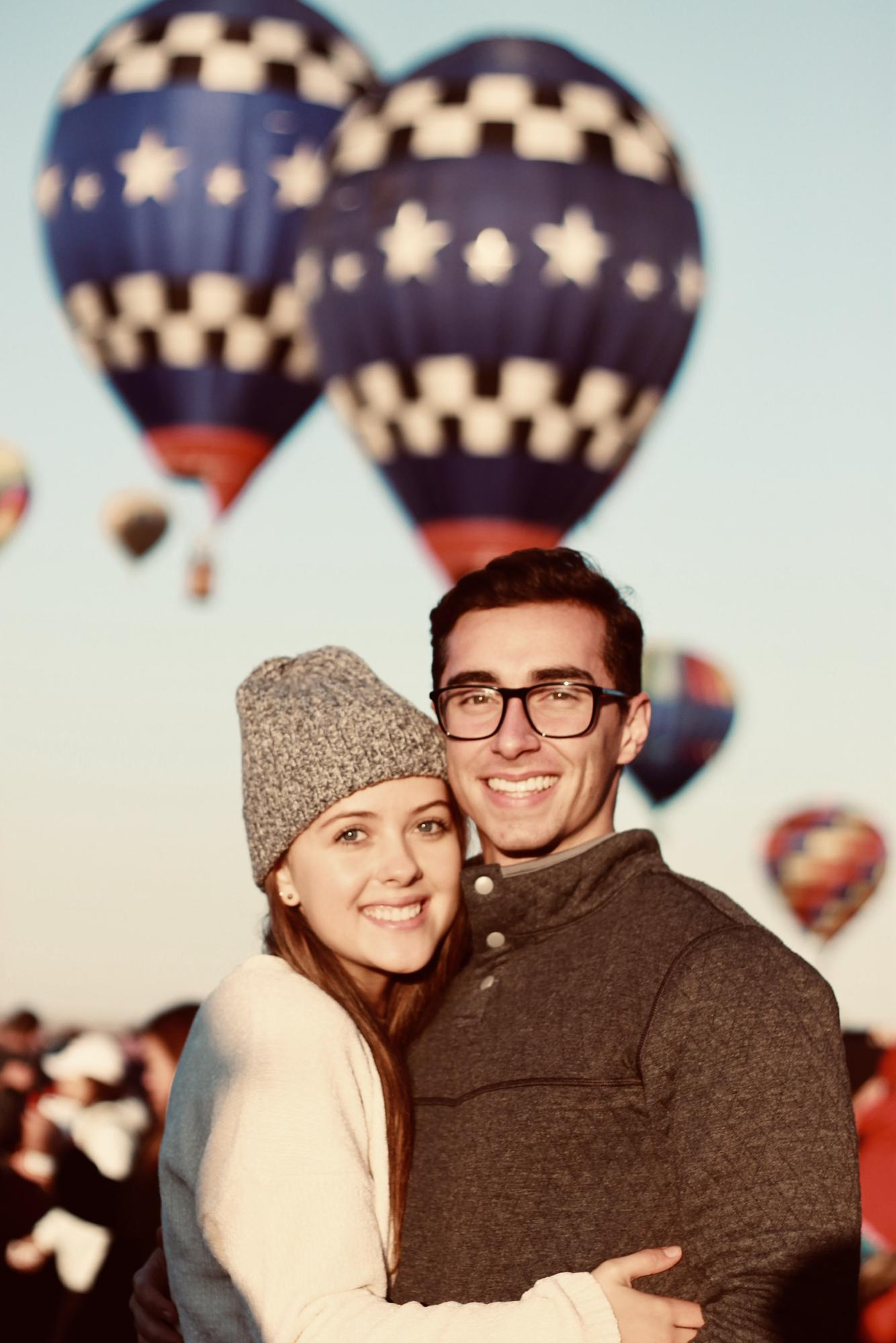 Albuquerque Balloon Festival, ‘19. I knew I loved Sam during this exact moment.