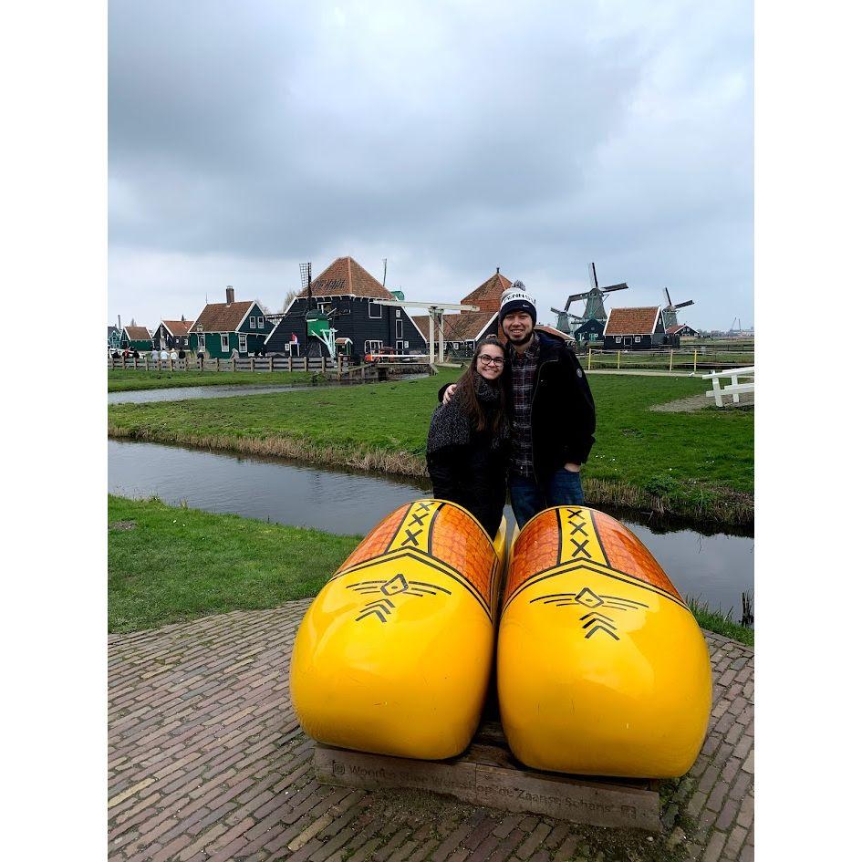March 2020 - first international trip together to Amsterdam!