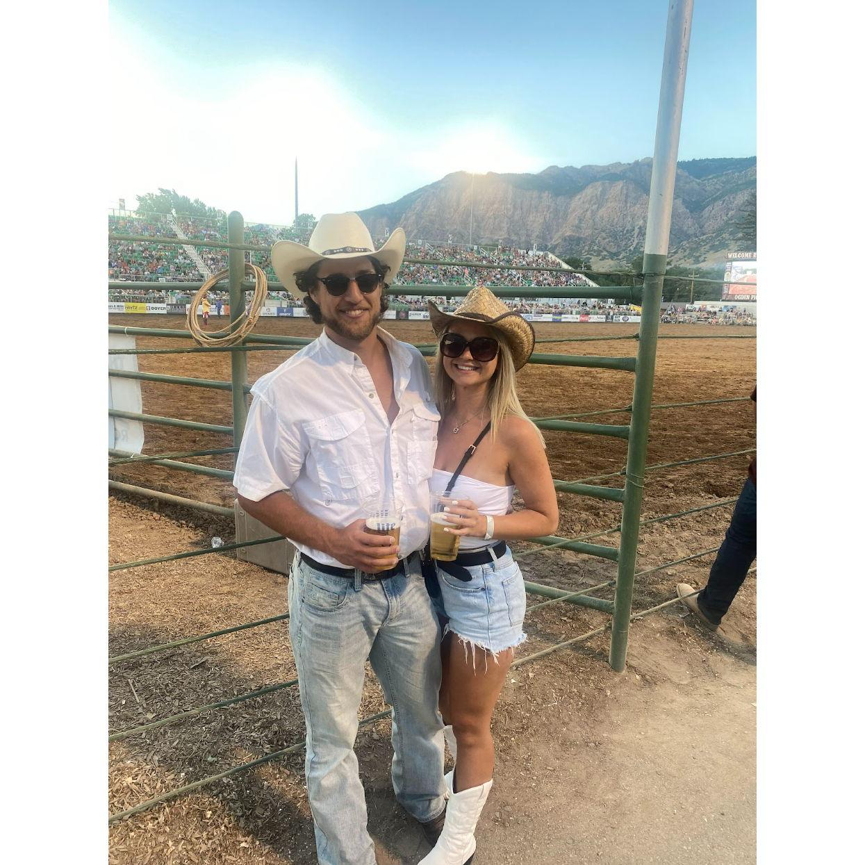 Harrison Took Elyce to Her first Rodeo, July 21, 2022