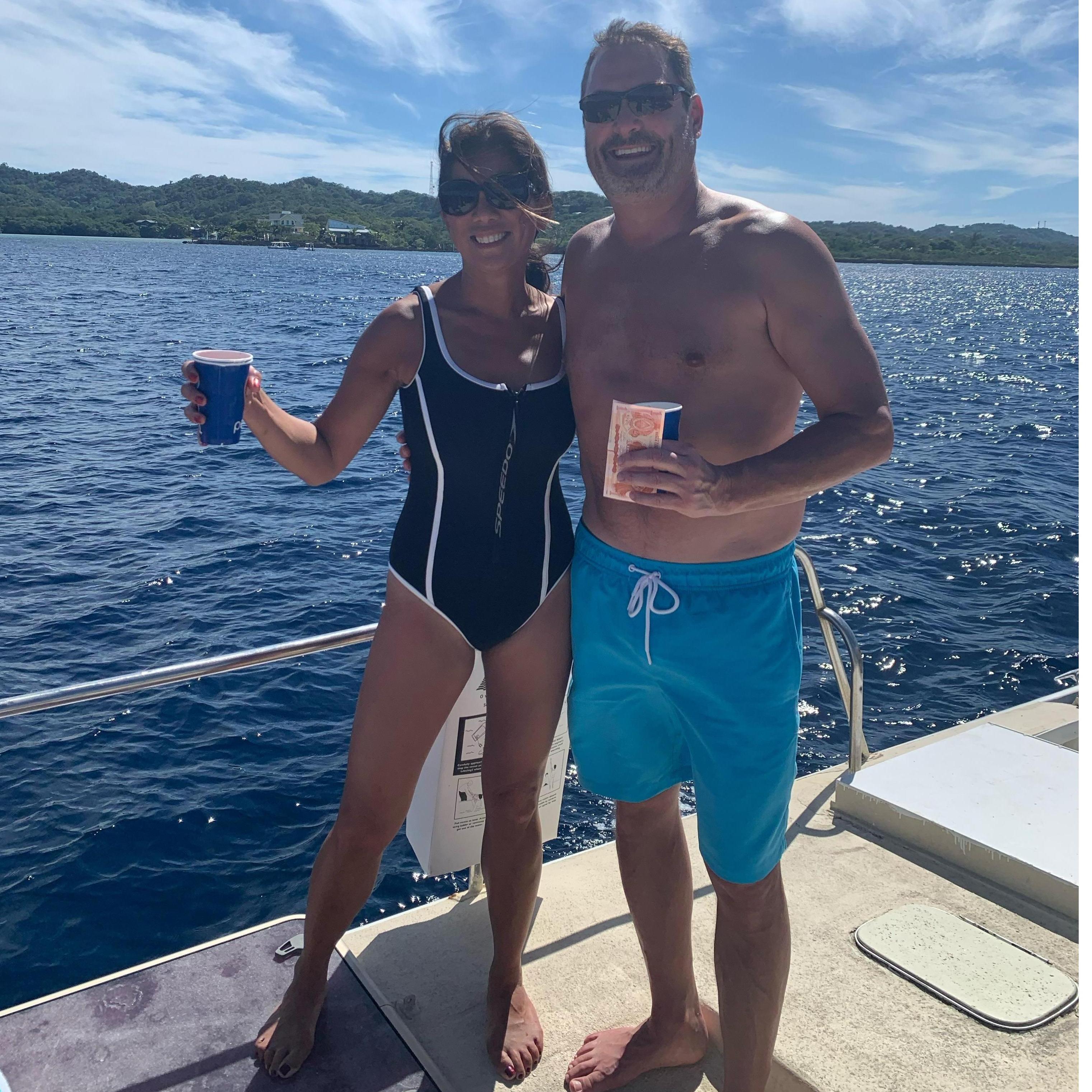 Snorkeling and Sailing - Roatan, Honduras