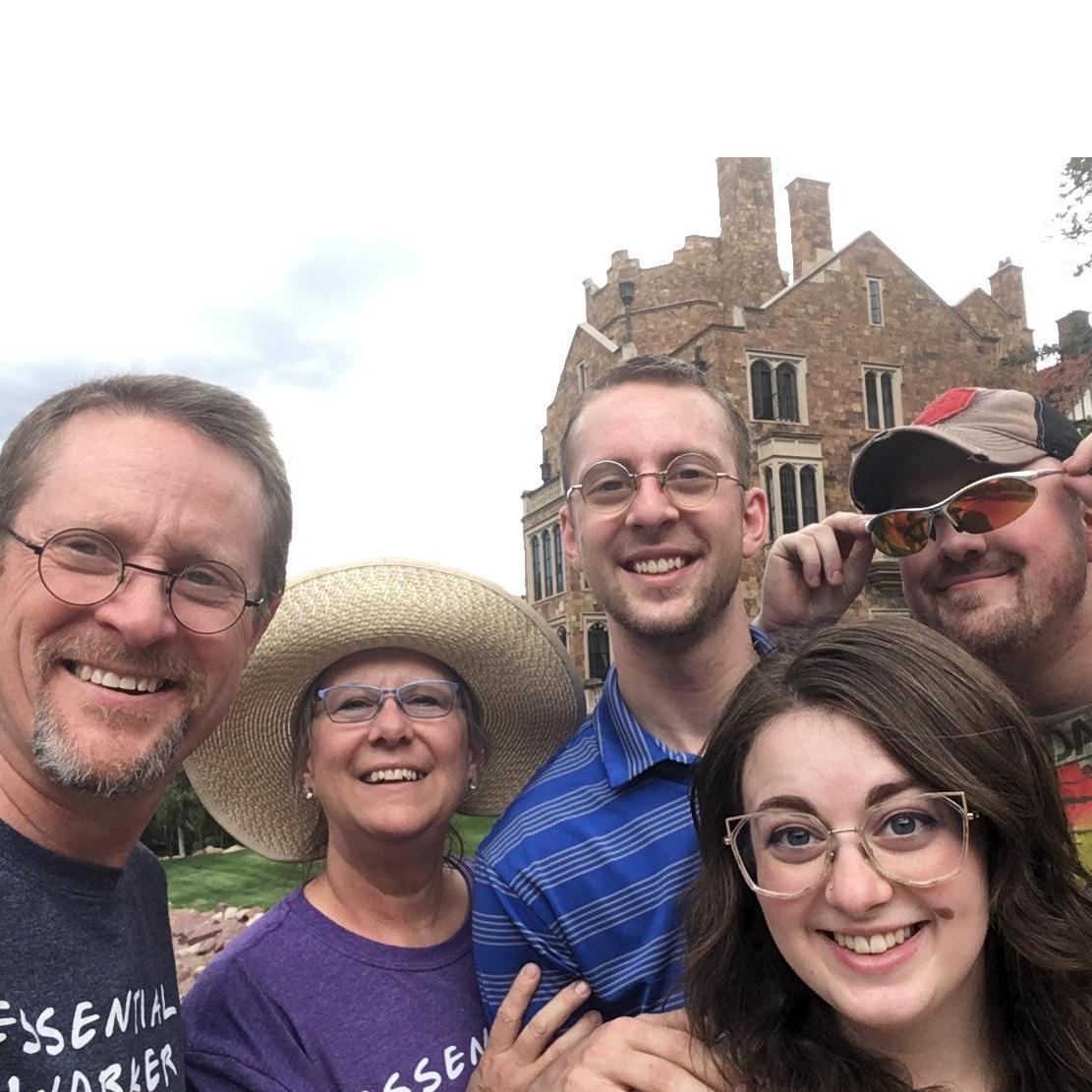 Glen Eyrie with John, Penny, & Noel!