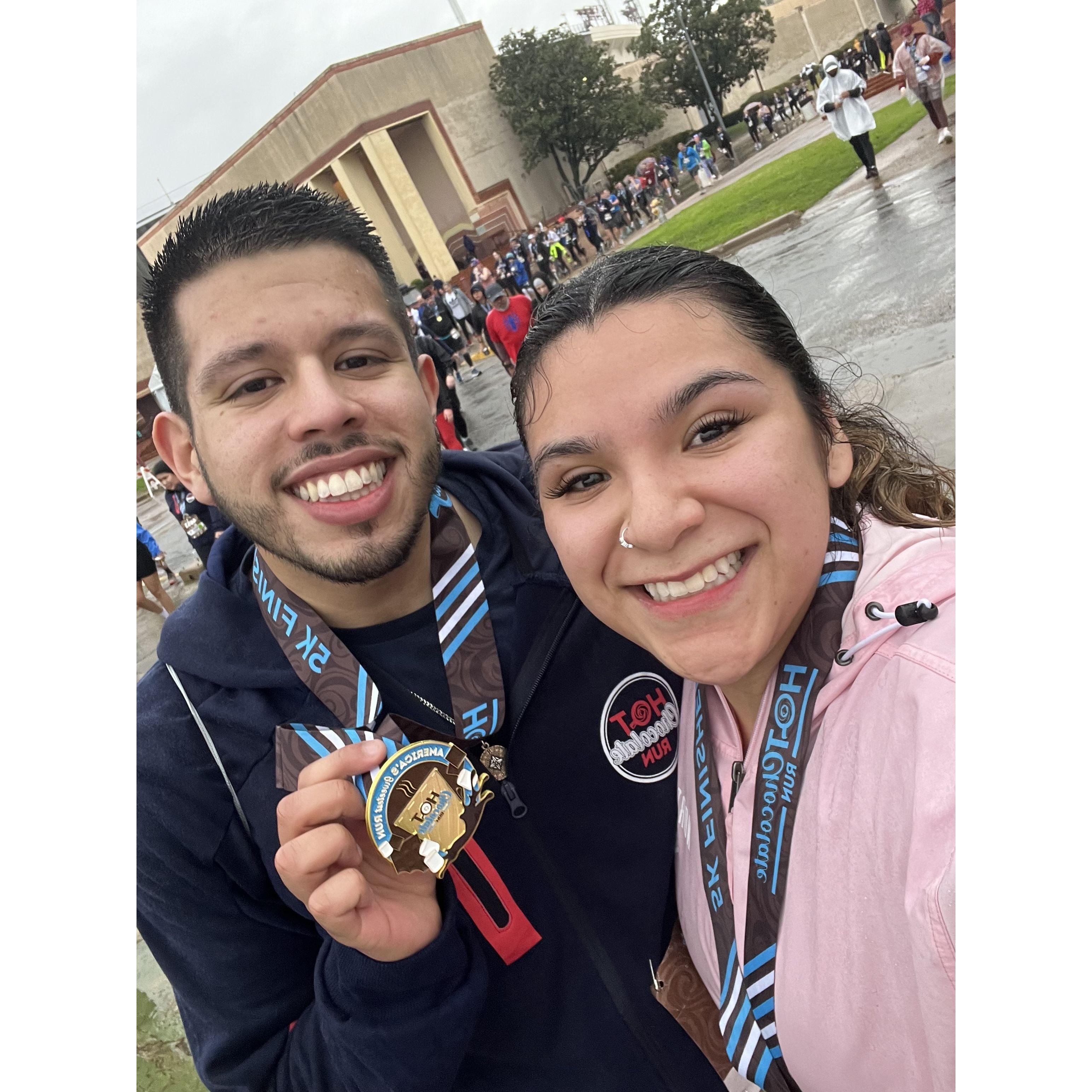 Our first 5k! 02/2024