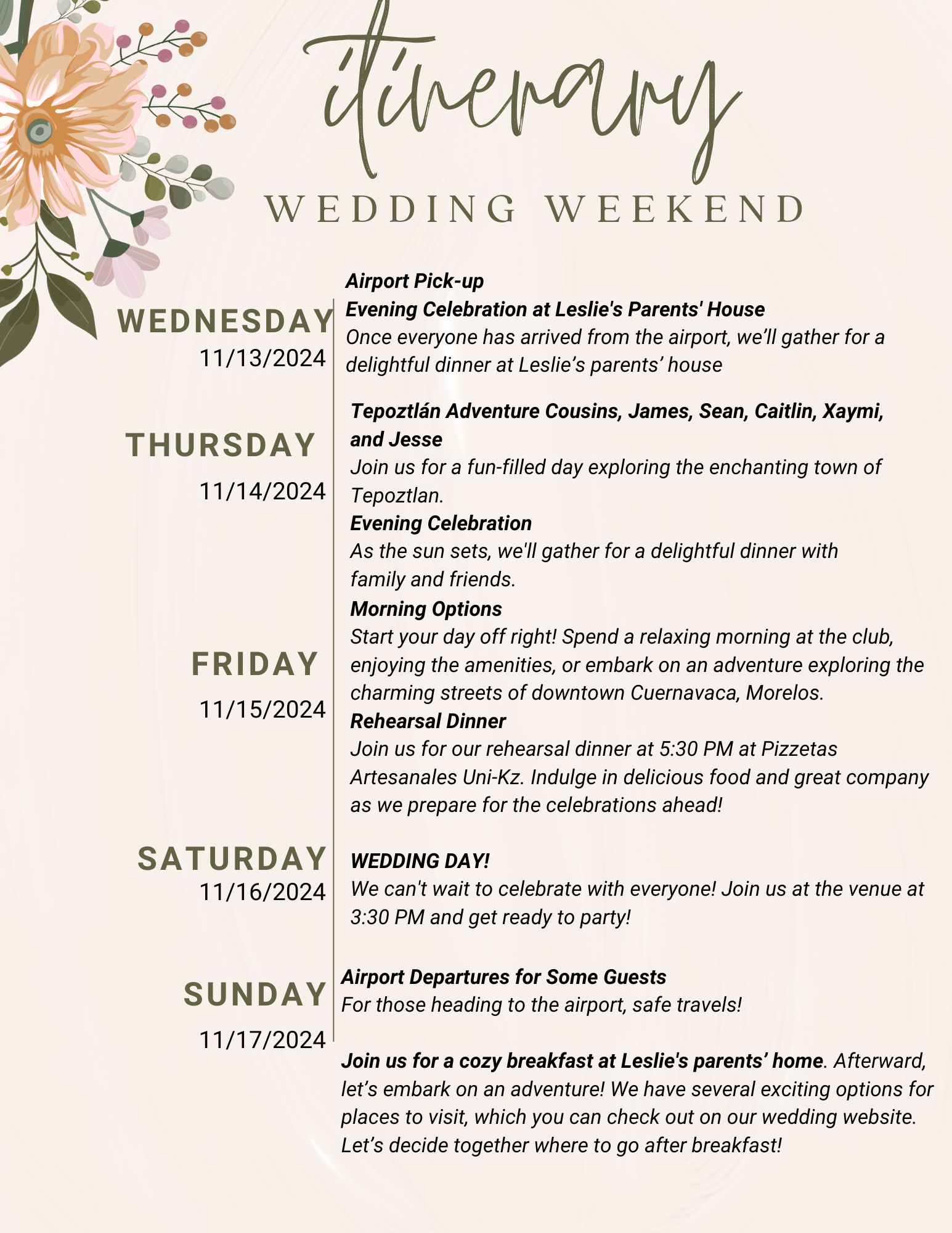 The Wedding Website of Leslie Torres Lopez and Zachary Wehling