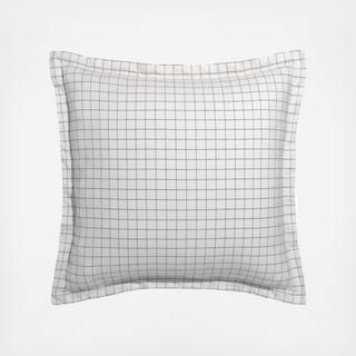 Cambridge Windowpane Euro Sham