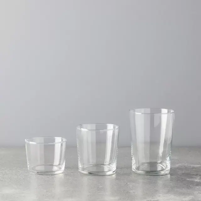 Stackable Bodega Glasses, set of 18