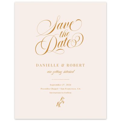 Orange Country Wedding Digital Save the Date - Jerome Portrait