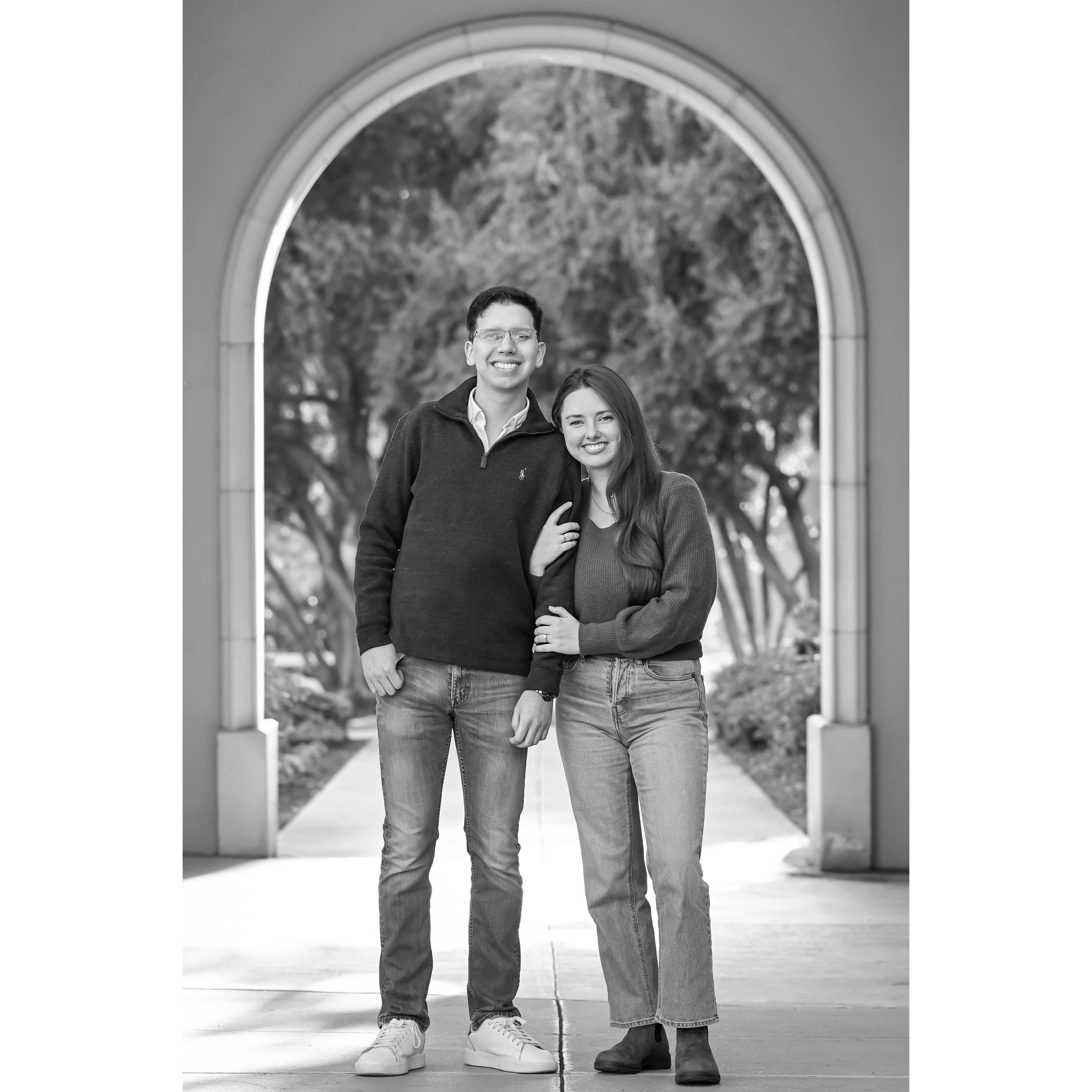 our engagement shoot in San Jose, California. 2024