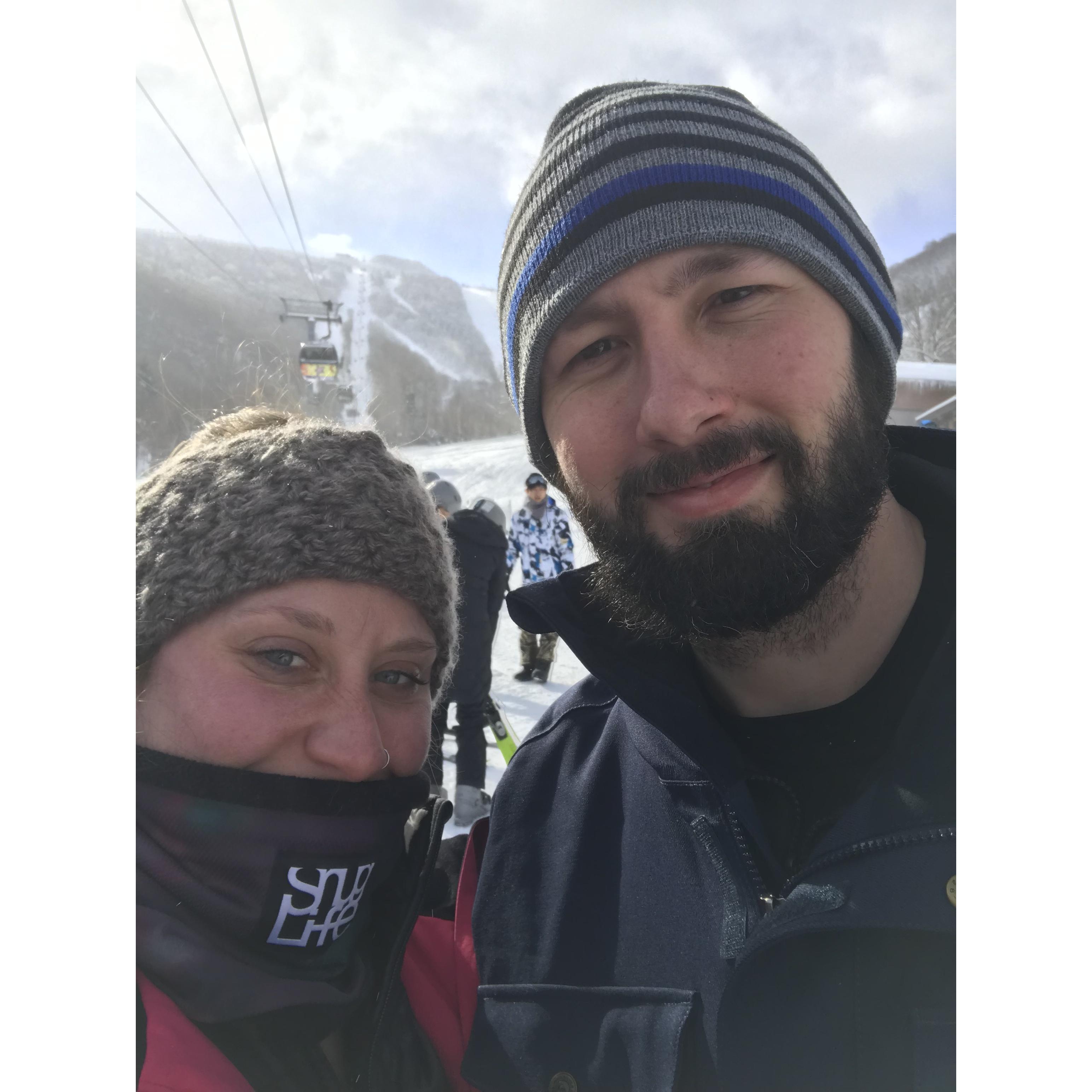 Went and hit the slopes for the first time at Killington