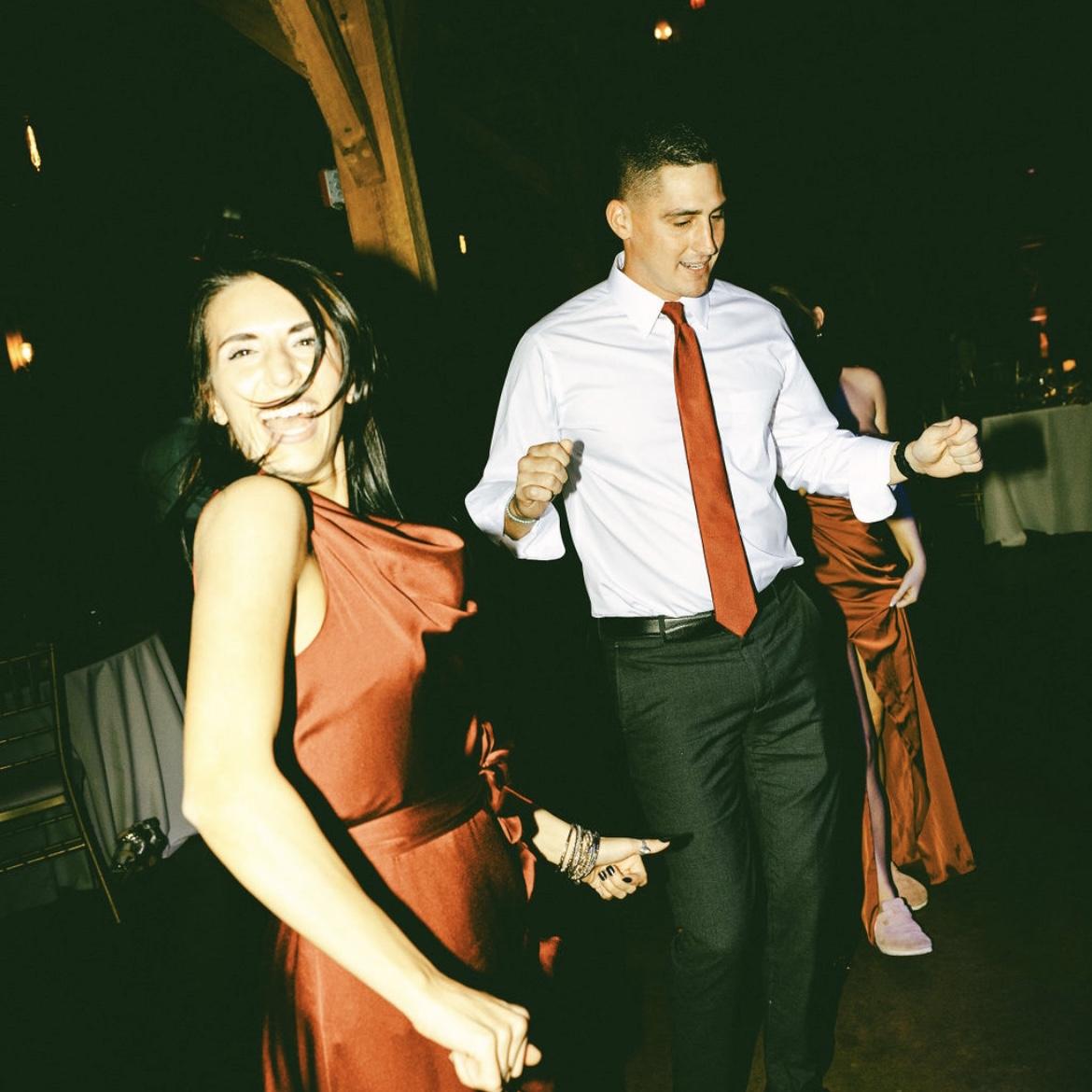 Hint: What happened at this wedding? 
P.S. We love to dance!