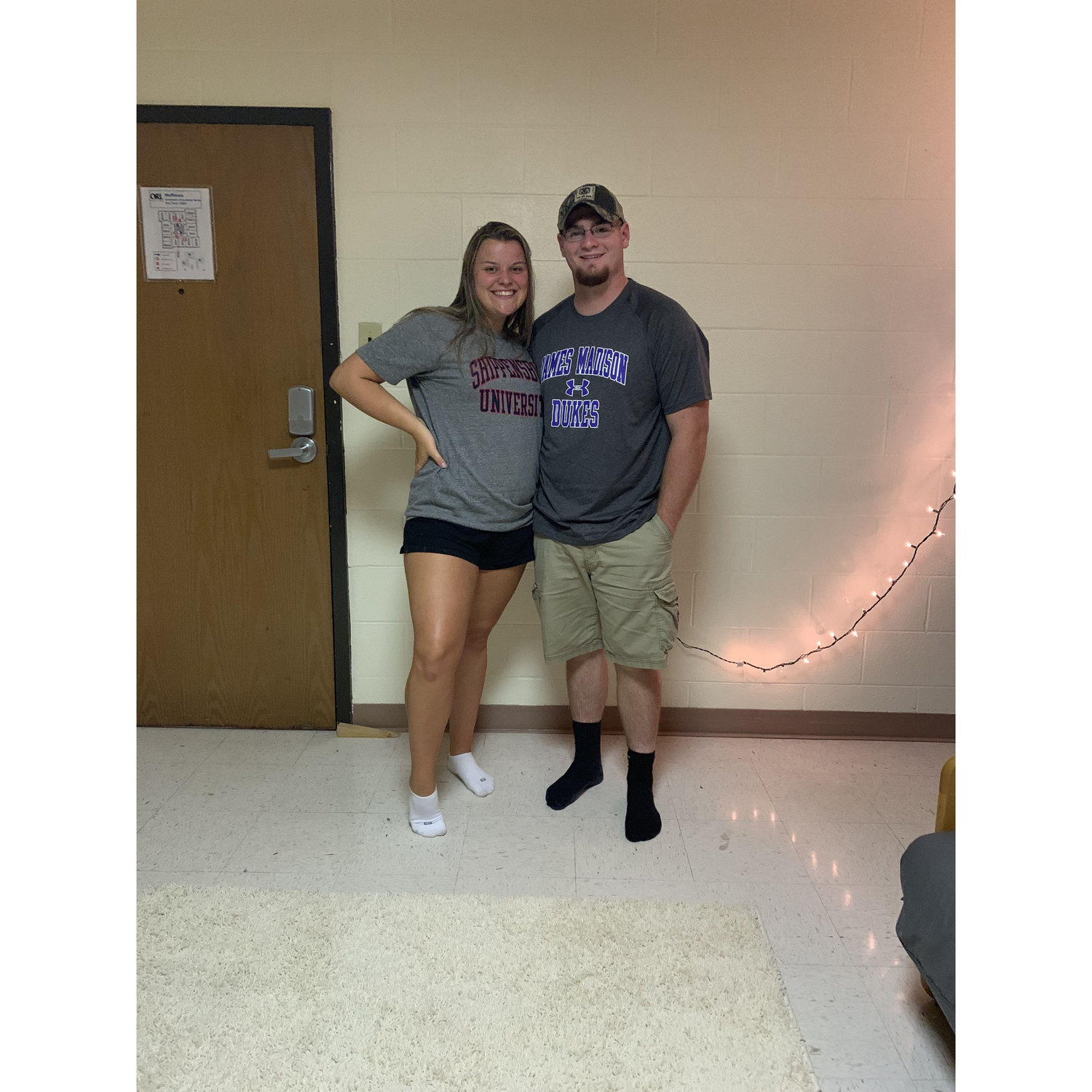 Off to college! Mackenzie to JMU and Conor to Shippensburg.