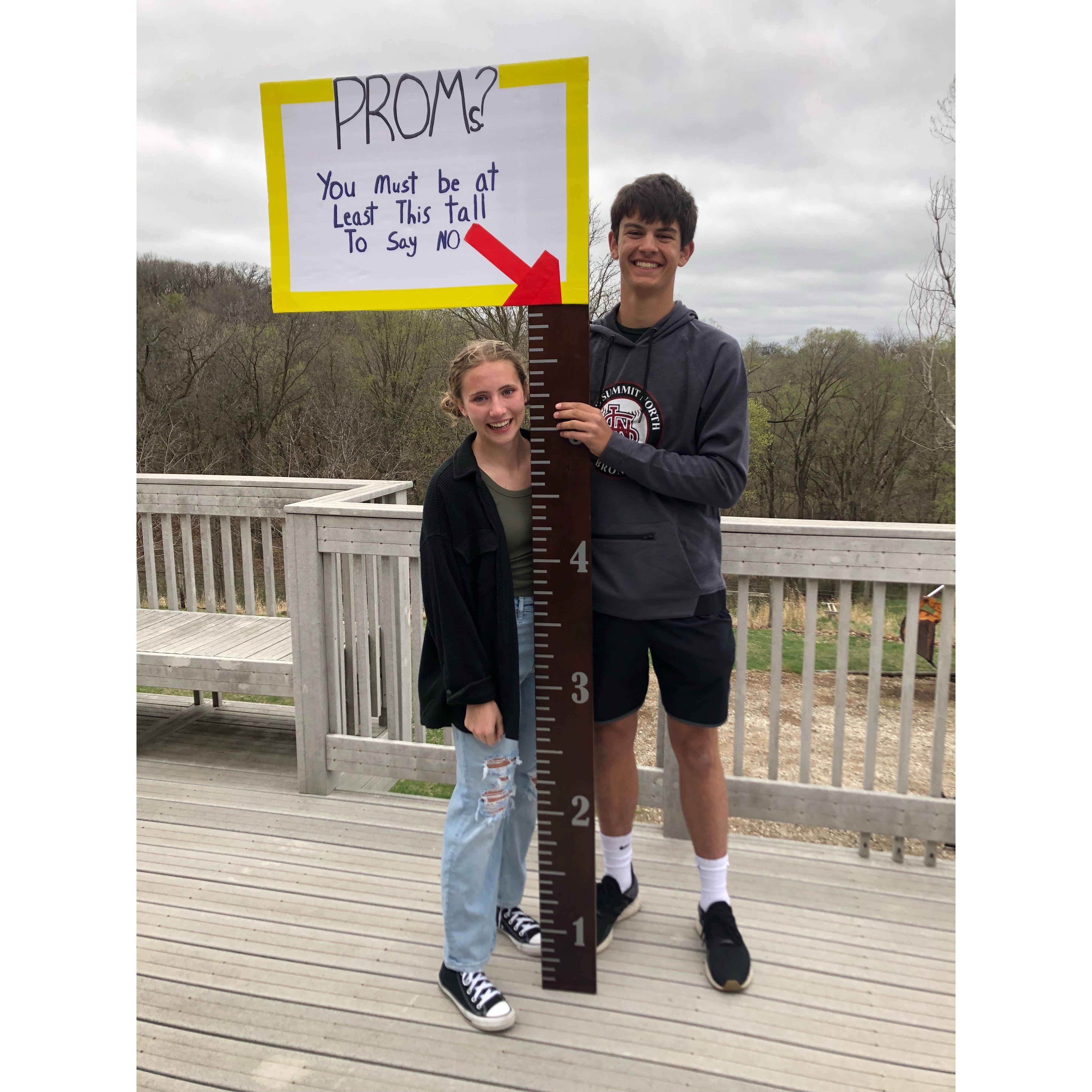 Brendan’s surprise promposal 2023