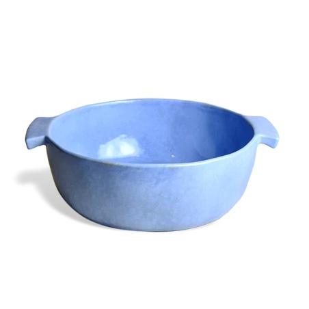 Carmel Ceramica, Inc. Cozina Round Baker Blue
