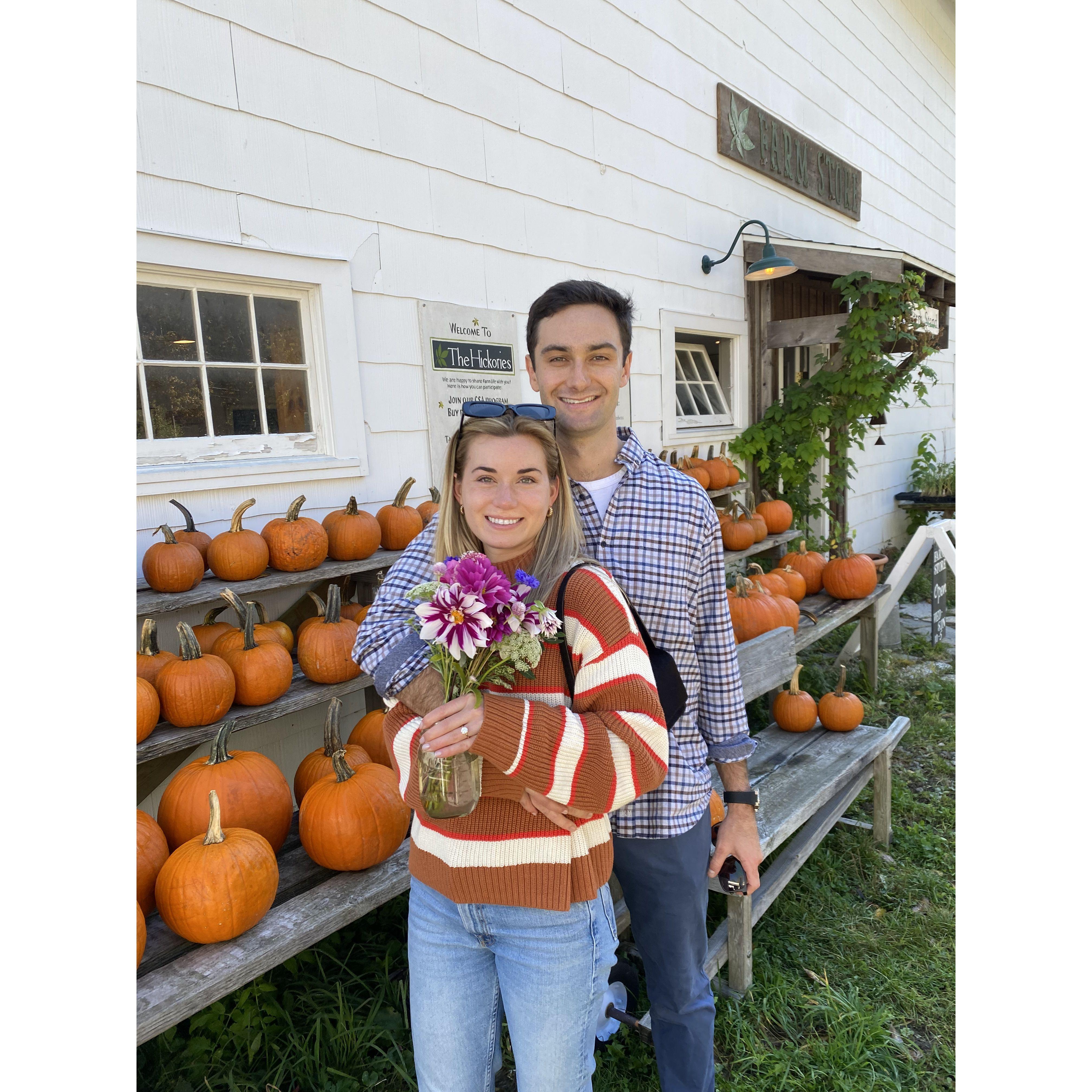 Engaged at the Hickories in Ridgefield, CT!