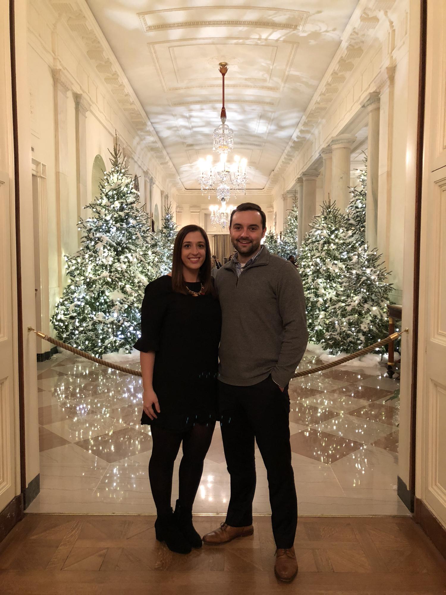 Visiting the White House at Christmastime