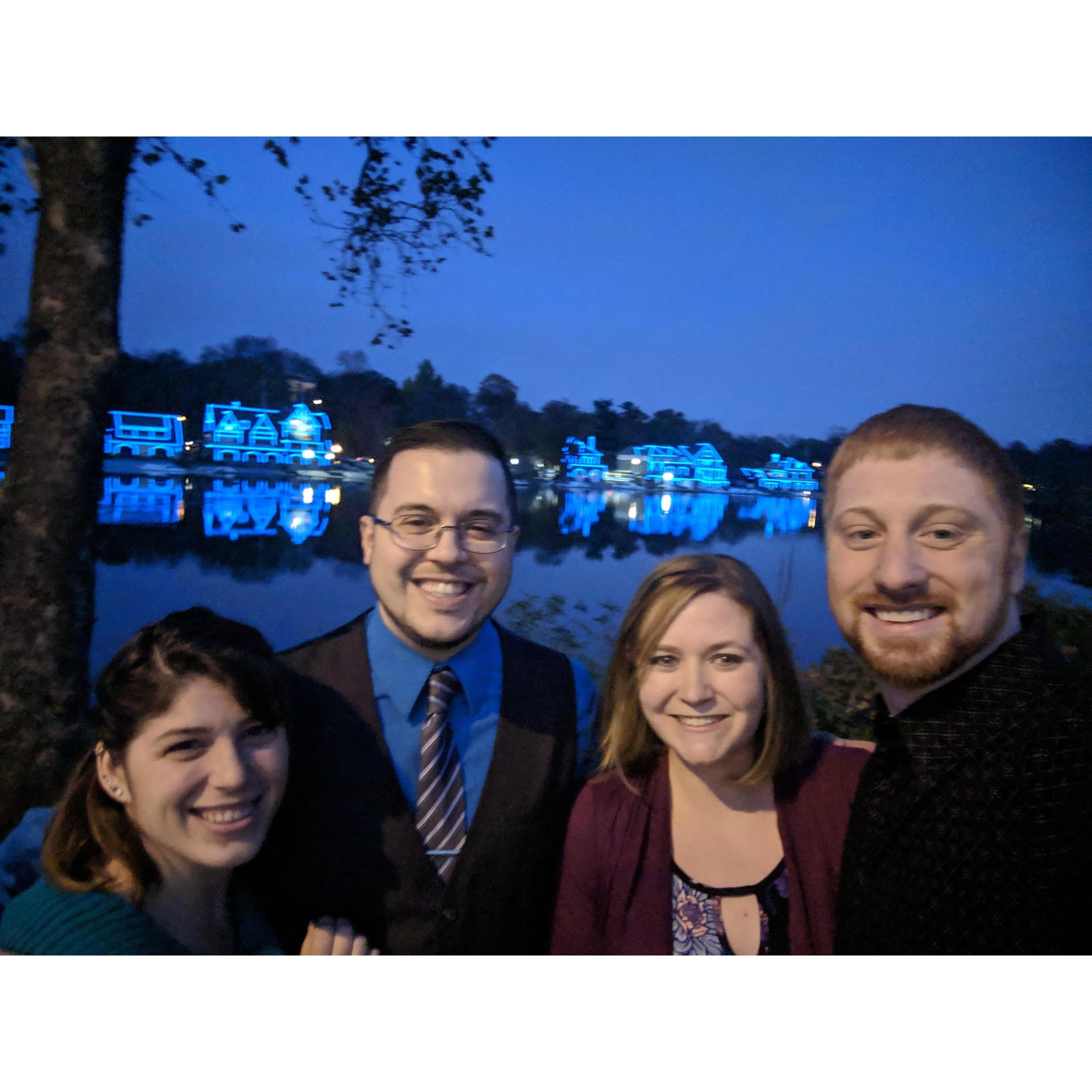 Celebrating the big moment with some of our best friends!