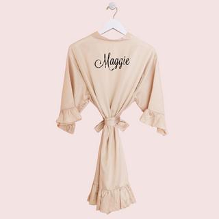 Personalized Ruffle Robe