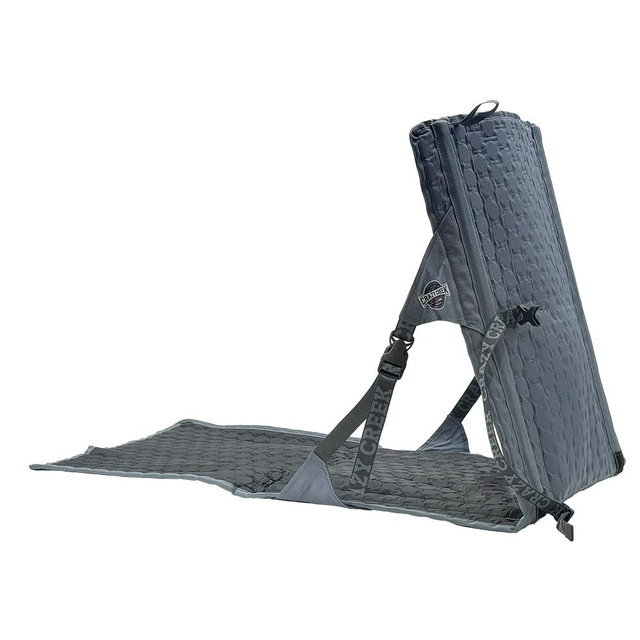 Crazy Creek HEX 2.0 PowerLounger for Day Hiking & Backpacking Trips, 250 LBS Weight Capacity, Adjustable Straps, Compact Design, Water-Resistant, Cobalt/Slate