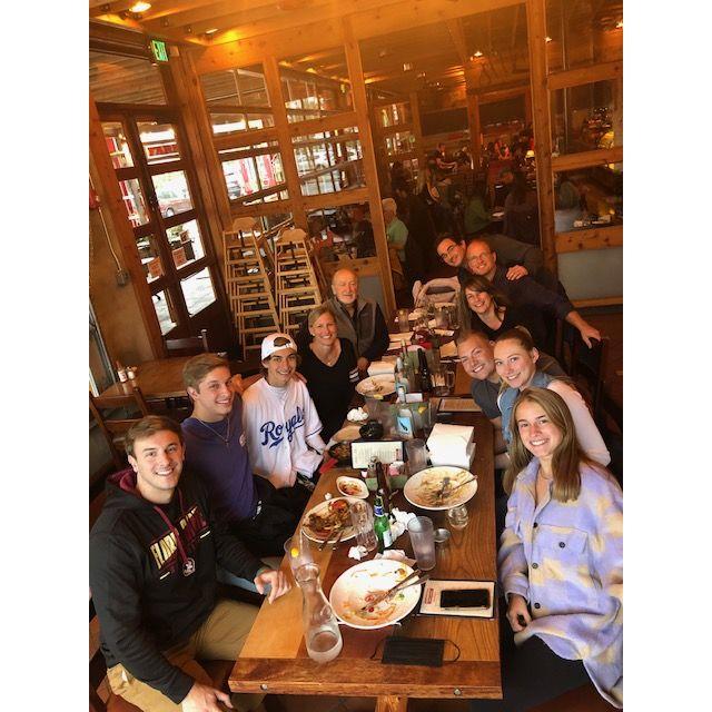 Dinner with Alexa's family