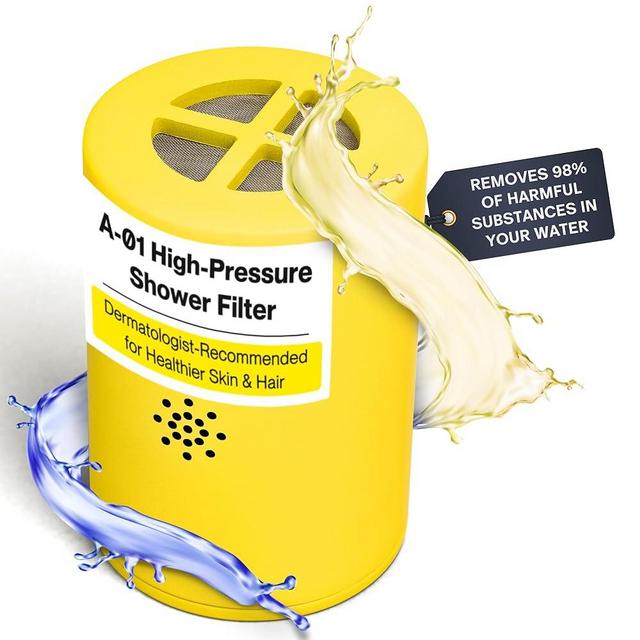 Afina A-01 Replacement Filter for Afina Filtered Showerhead - High Pressure Shower - Reduces Dry Itchy Skin, Dandruff, Eczema, and Dramatically Improves The Condition of Your Skin and Hair