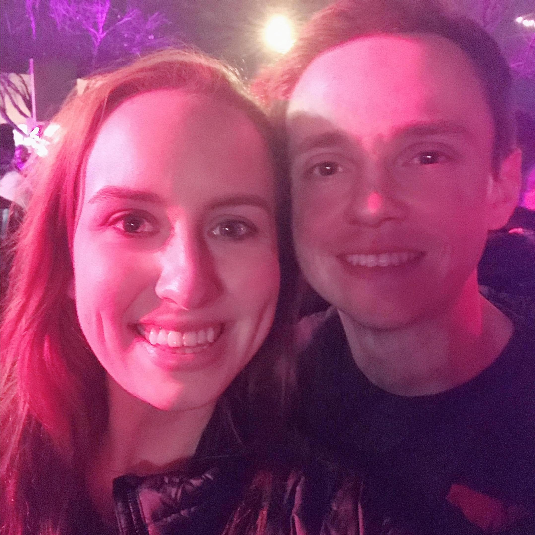 We felt the fireworks on our first New Year's Eve together