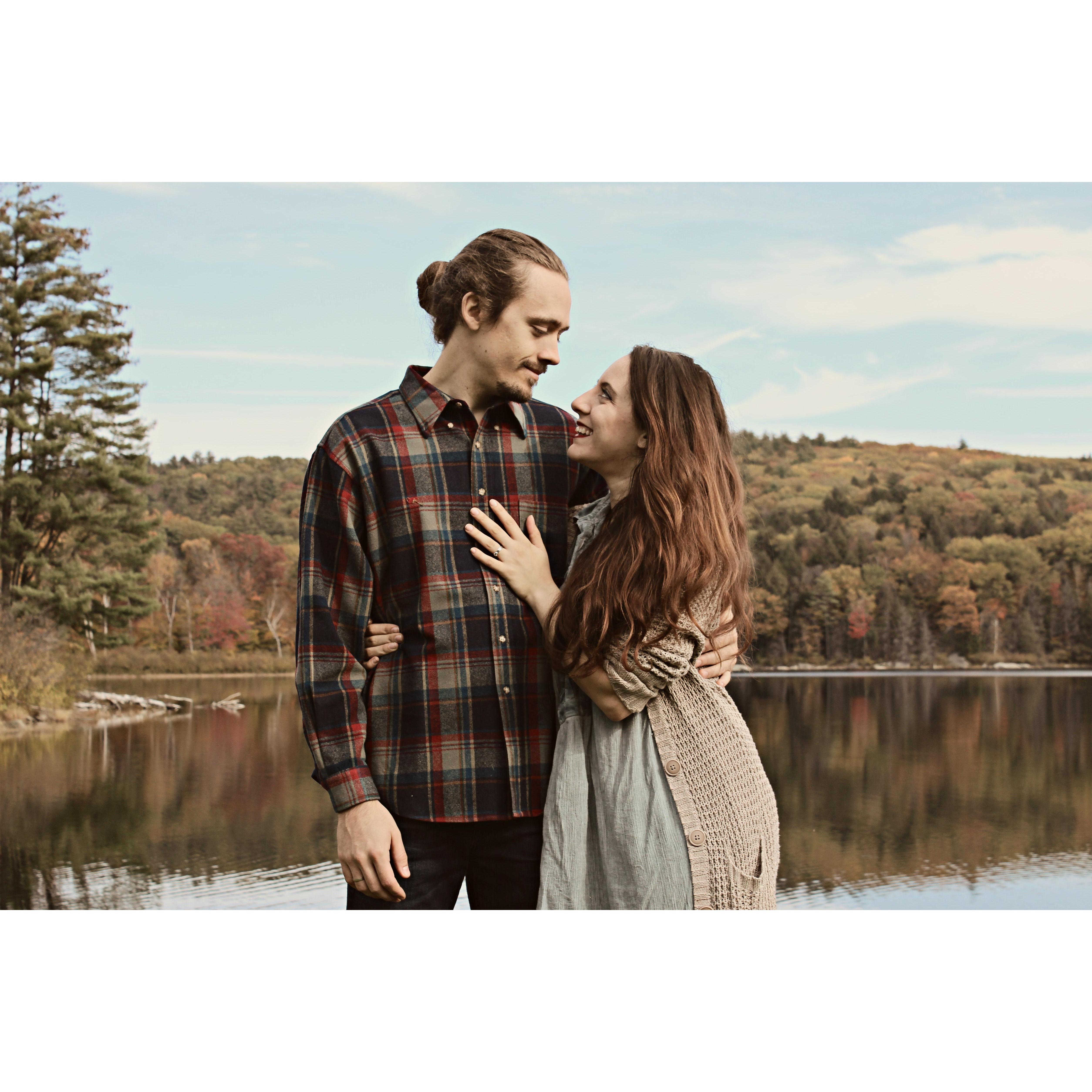 Photo shoot near our new home in New Hampshire, Fall 2017