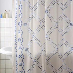 Seed & Sprout Patterned Shower Curtain