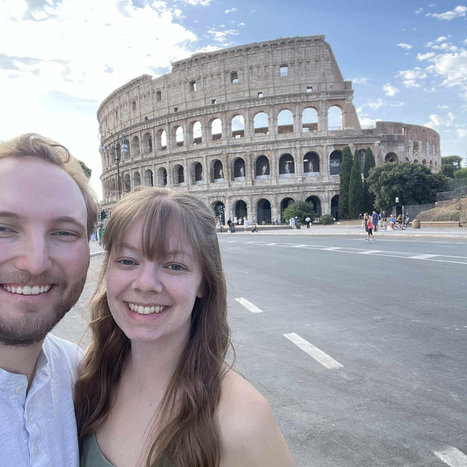 Visiting the Colosseum in Rome