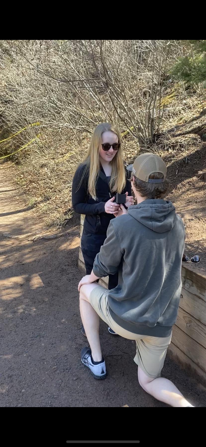 Allen pulled off a surprise proposal on a trip to Duluth for Kaitlyn’s birthday in May of 2022.