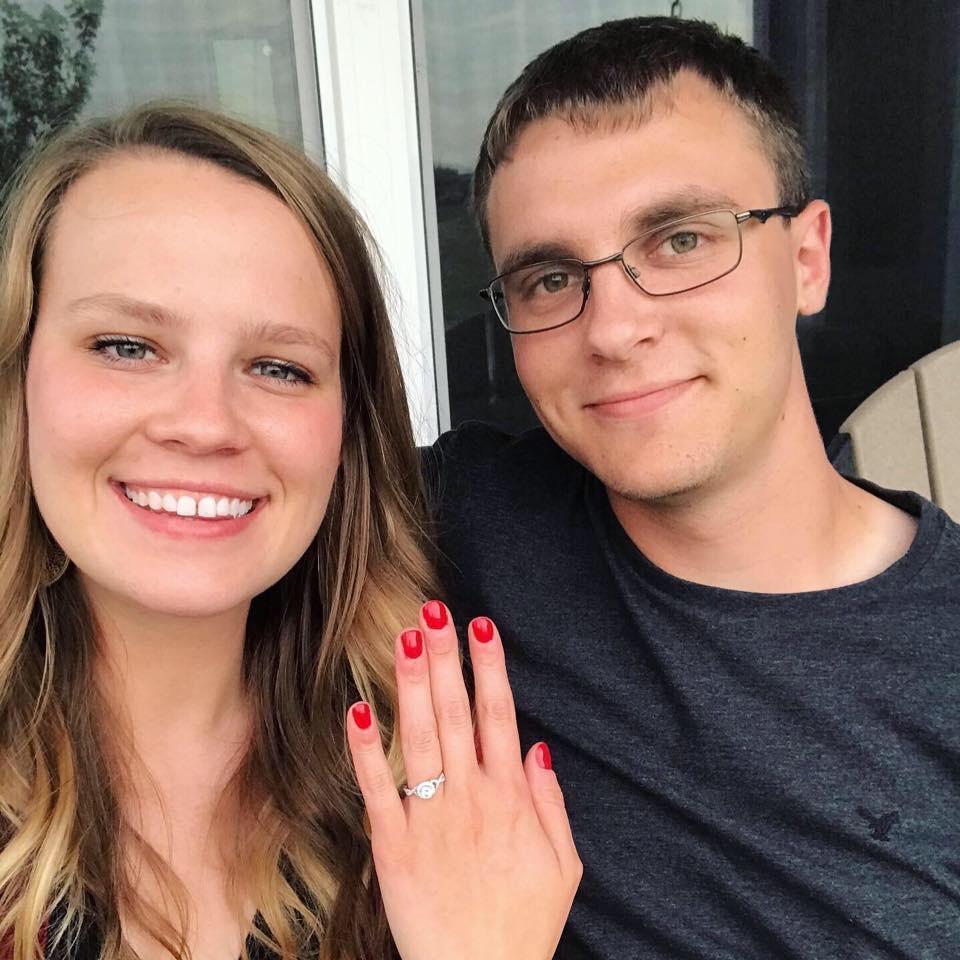 Day after we got engaged!