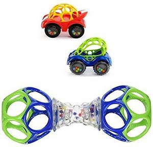 Oball RATTLE & ROLL and  SHAKER Toy Bundle