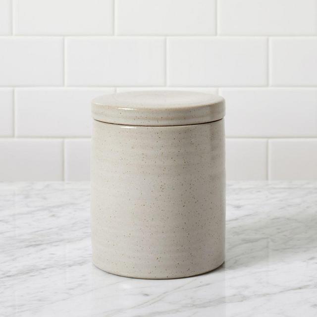Meadow Medium Canister, Taupe