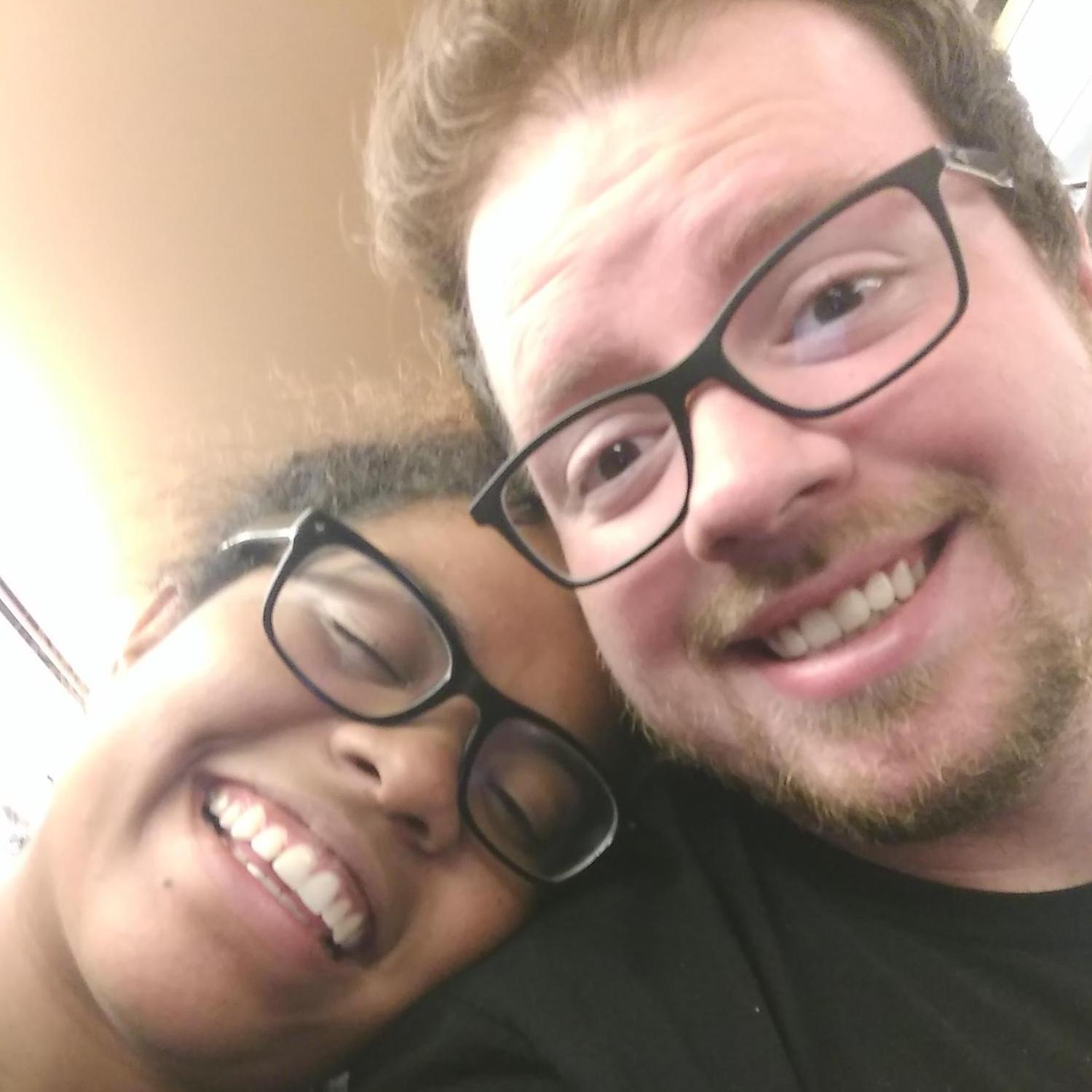 In the train going downtown