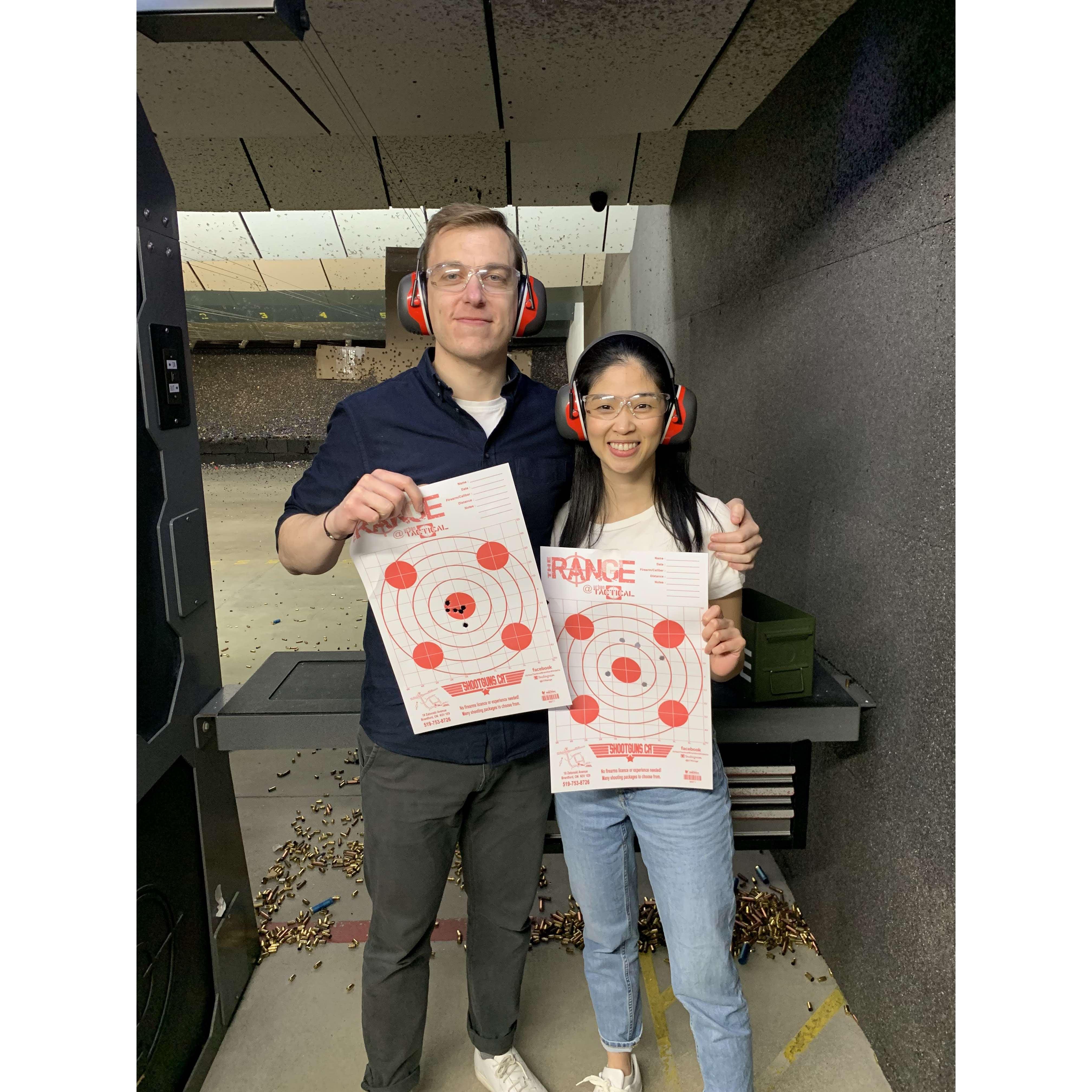 Gun range for my 29th birthday