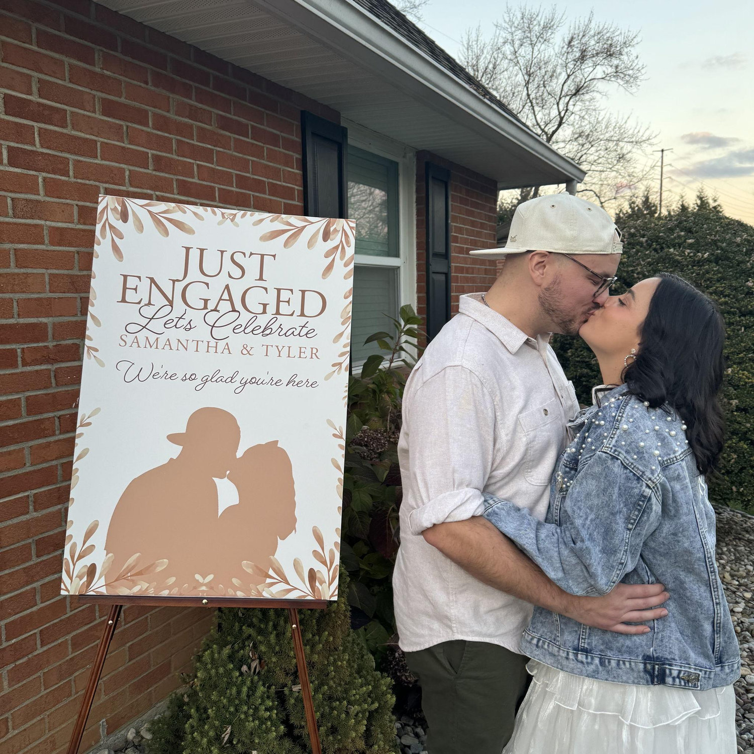 Our engagement party! We were so thankful for my sister & brother in law to host a perfect fall day celebrating this big milestone with some of our favorite people!