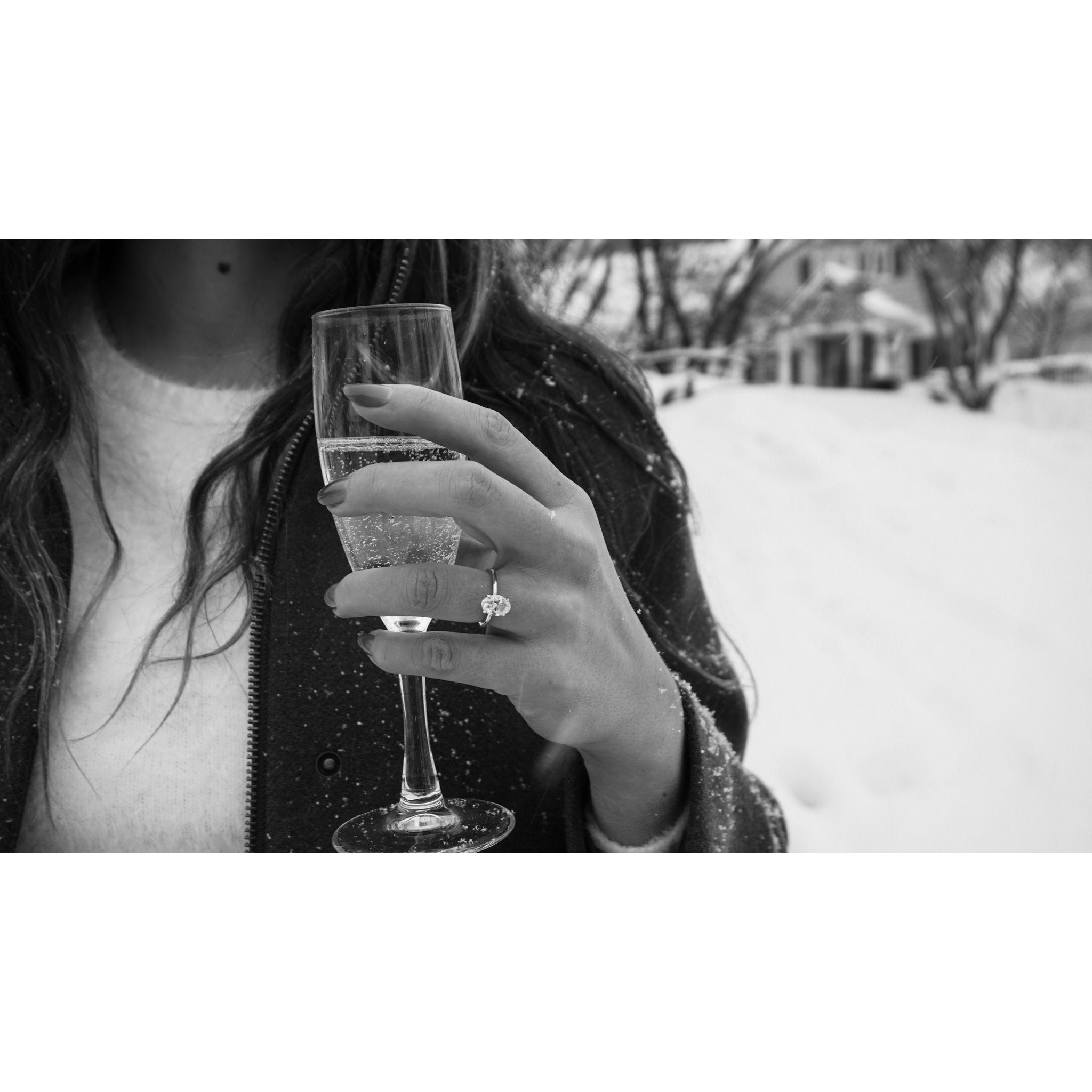 Engagement shoot in Mont Tremblant, QC