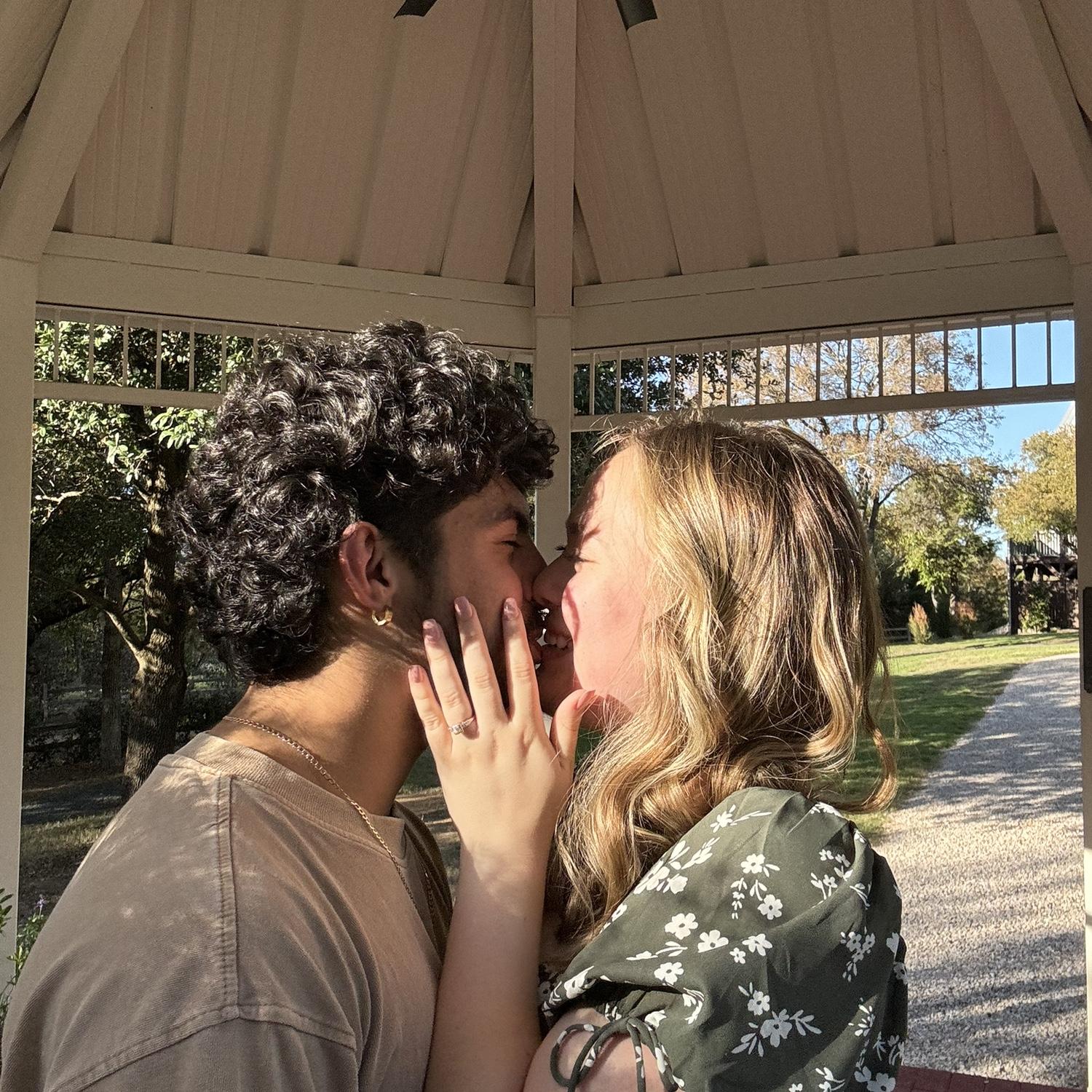 The day we got engaged!