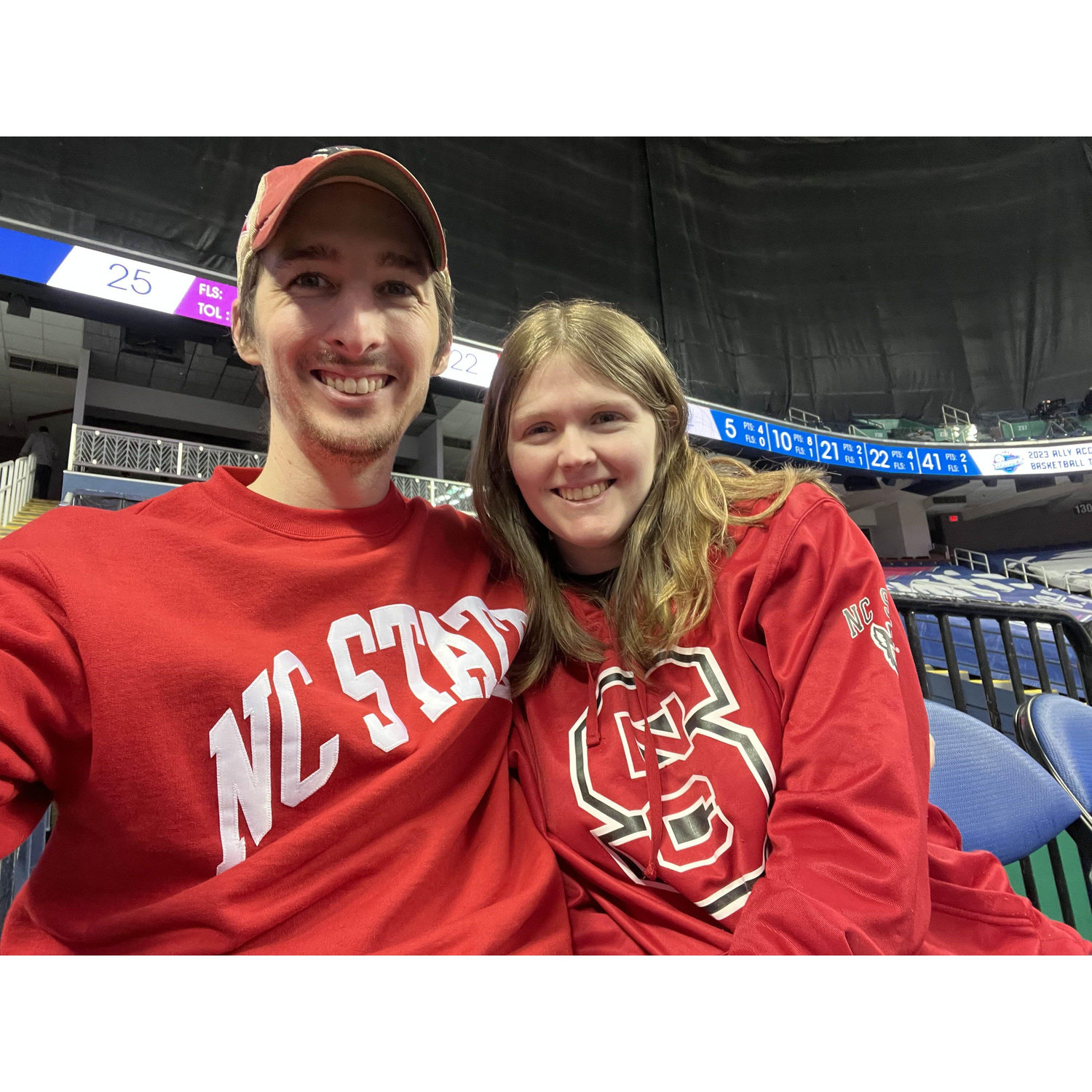 Troy has gotten Taylor into NC State gear and games on more than a few occasions...
