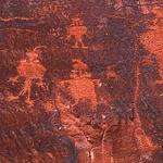 The Potash Road Petroglyphs and Dinosaur Tracks