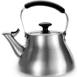OXO Good Grips 1.7 qt Classic Tea Kettle, Brushed Stainless Steel