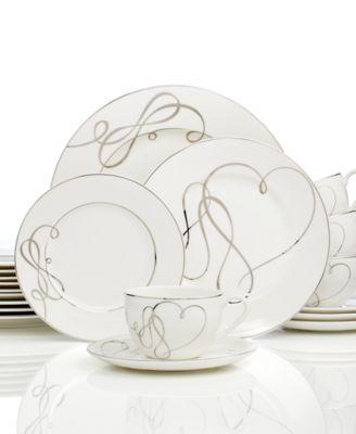 Mikasa - Love Story 40-Pc. Dinnerware Set, Service for 8