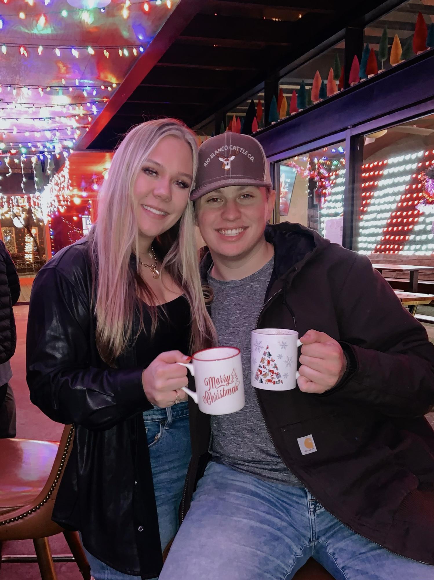 Celebrating Kameron’s 21st birthday with hot chocolate on Rainey Street!