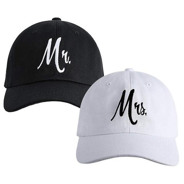 Matching Mr. & Mrs. Baseball Caps, Bridal Gift, Newlywed Honeymoon Wedding Gift