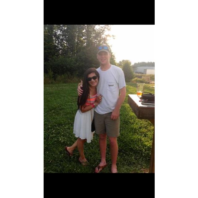 The GOLDEN picture! Charlie was brand new to Athens and it was the day we had our first date! <3 This is the day it all began! haha