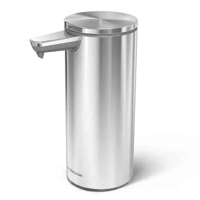 simplehuman® Clean Hands Rechargeable Soap Dispenser and Hand Sanitizer Gift Set in Silver