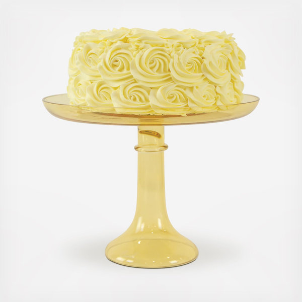 Estelle Colored Glass Cake Stand - Thumbnail 5