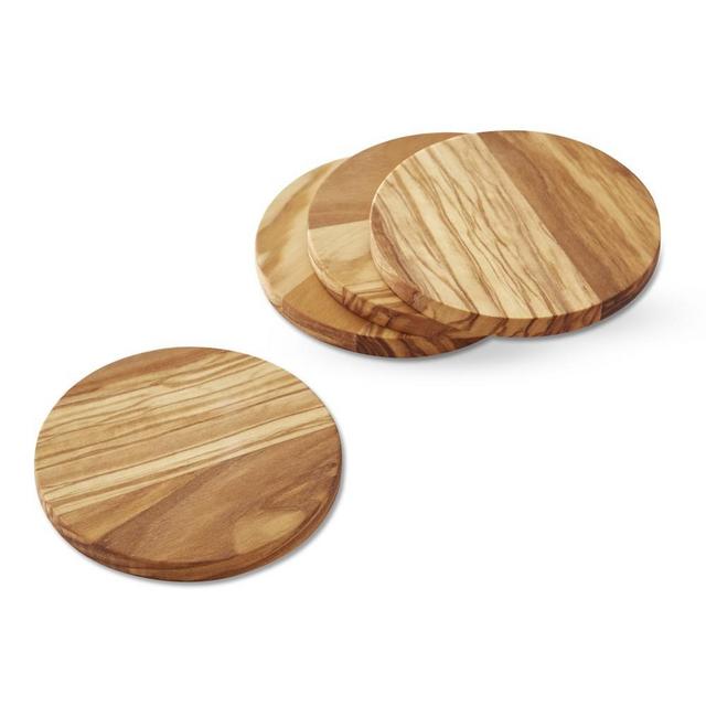 Olivewood Coasters, Set of 4