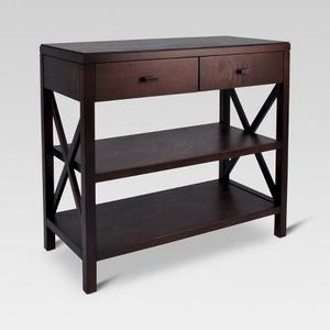 Owings Console Table 2 Shelf Espresso - Threshold™