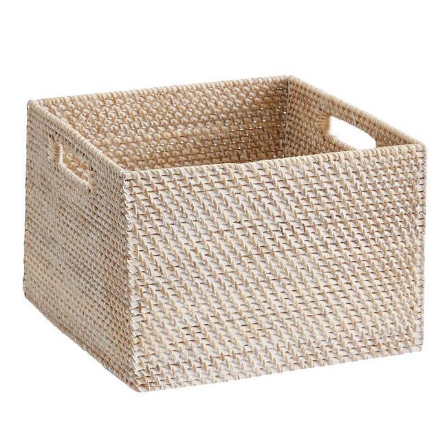 Tava Woven Utility Basket, Large, Whitewash