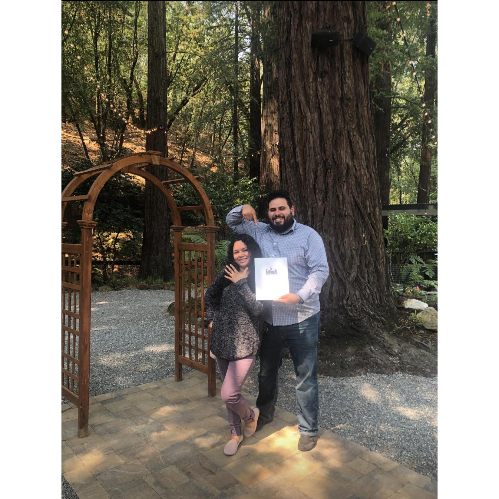 Adelene & Jesse booked the venue August 2020!