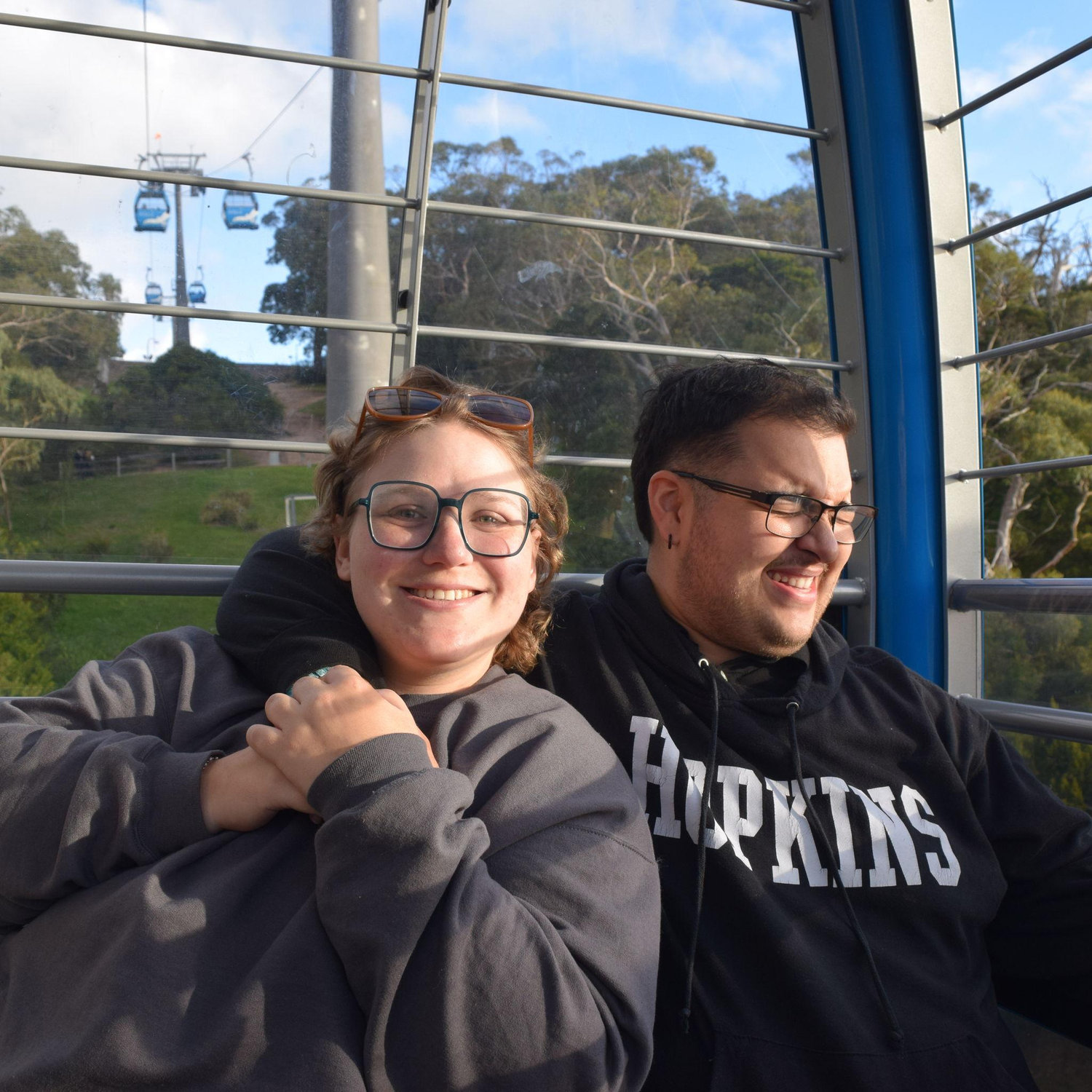 Australia Trip: Paq is not a fan of heights.
